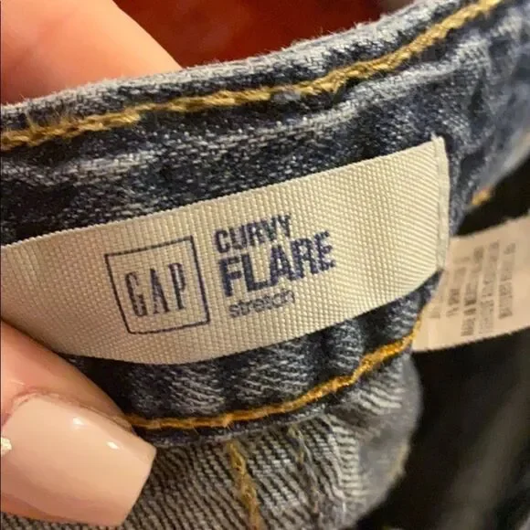 Gap Jeans 👖 Curvy Flare 6 Long - Picture 4 of 8